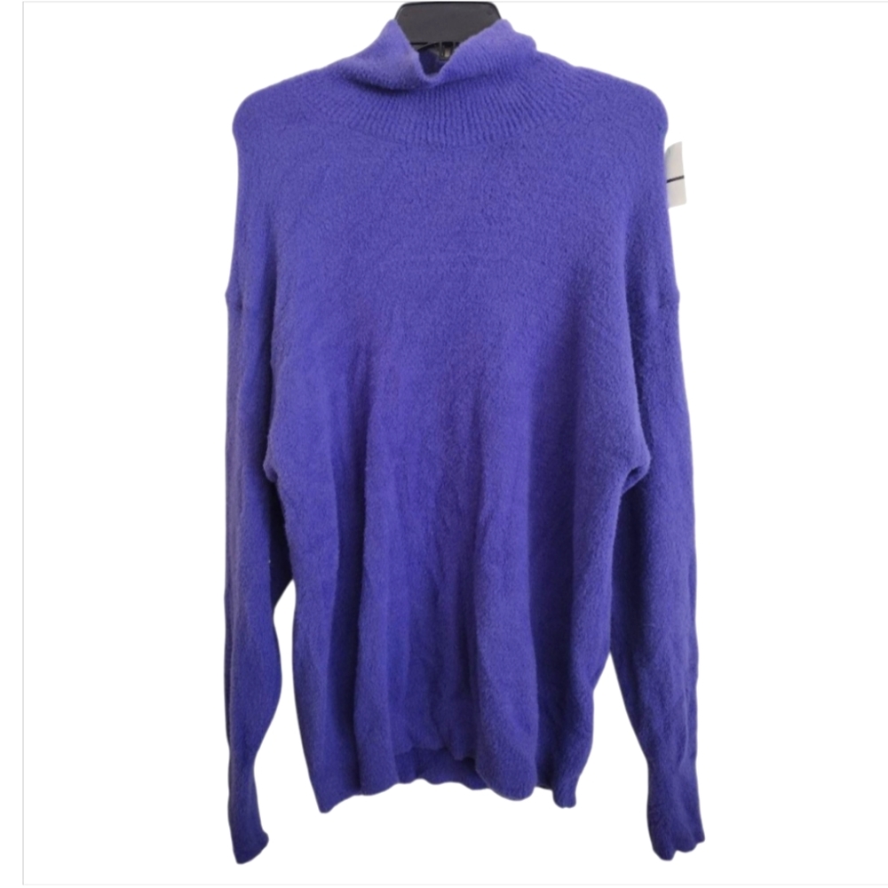 Willfred Free Hush Long Soft Purple Mock Turtleneck Size Small